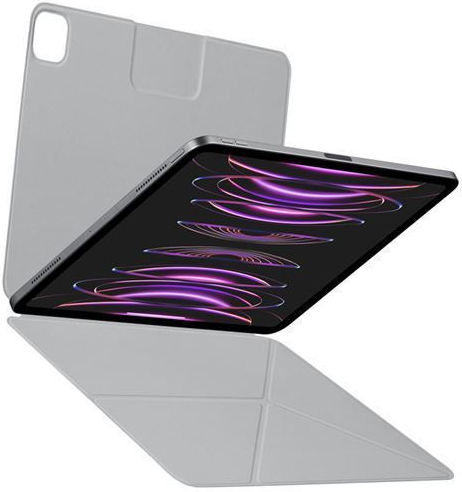 Husă Pitaka Folio 2 Compatibilă cu iPad Pro 12.9 Inch 2018 2020 2021 2022 iPad Air 13 Inch 2024 Albă