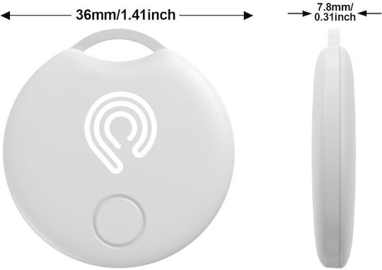 Hyperloq NeoTag Classic Compatibil Cu Apple Find My Violet