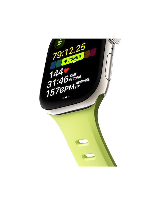 Nomad Tempo Band Compatible with Apple Watch 45 46 mm Lime