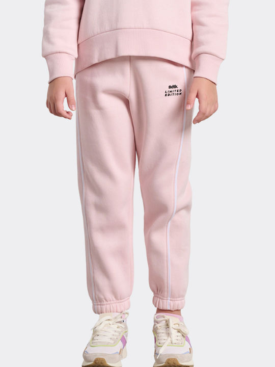 Kids Sweatpants Set Pink 2pcs