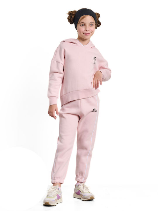 Kids Sweatpants Set Pink 2pcs