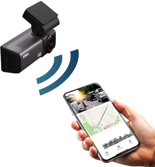 Xblitz Κάμερα DVR Αυτοκινήτου 1440P Wi-Fi, GPS