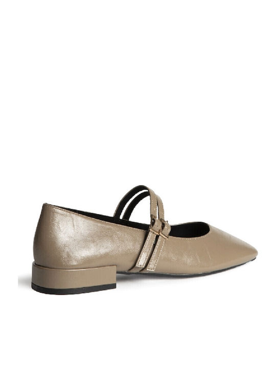 Damen Ballerinas Braune