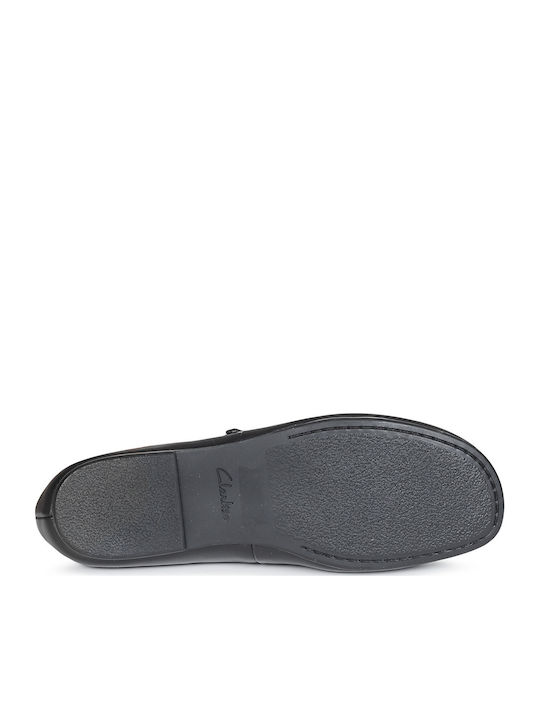 Leather Ballerinas Livia With strap Black