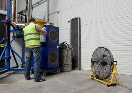 Master DF 20 Industrieller Ventilator Boden