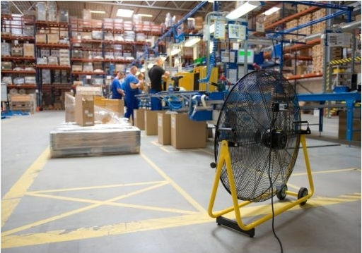 Master DF 20 Industrieller Ventilator Boden