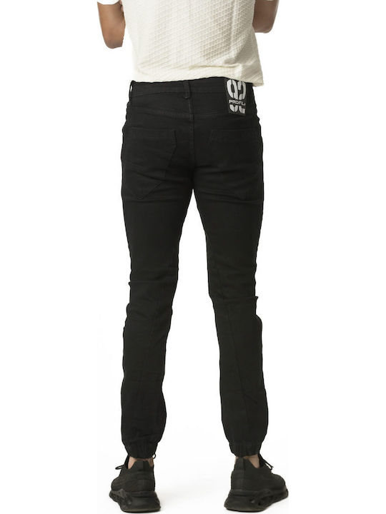 Men's Jeans Pants with Slim Fit Black