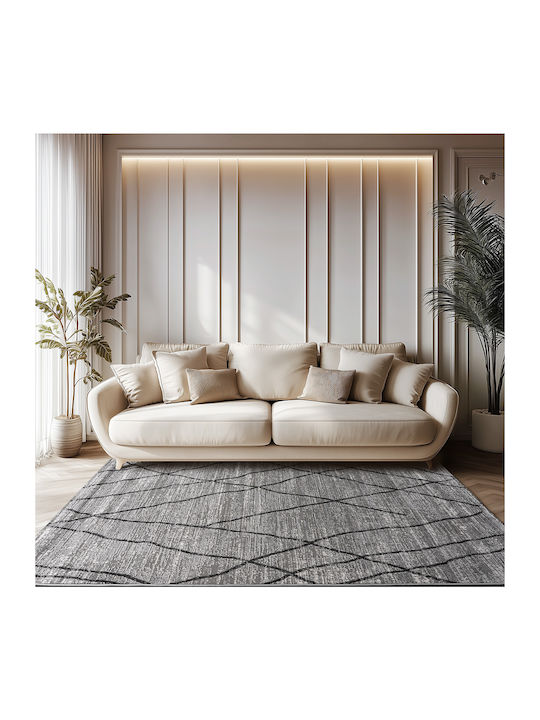 Beauty Home Serena Art 9833 Μεταξένιο με Πλάτος 67cm Γκρι (τιμή ανά μέτρο)