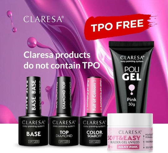 Claresa No Wipe Top Coat for UV LED Matte 5ml