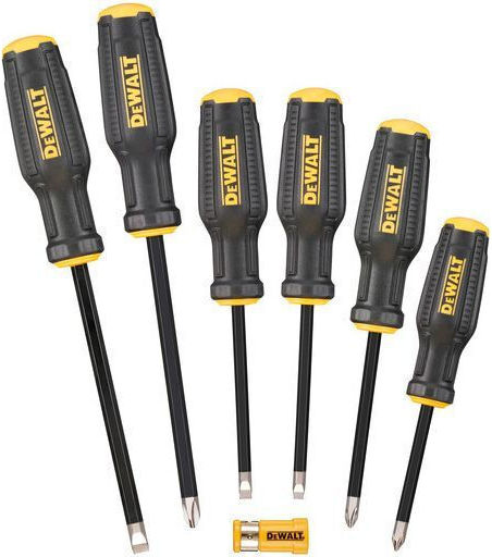 Dewalt Set 6 Screwdrivers with 6 Interchangeable Tips