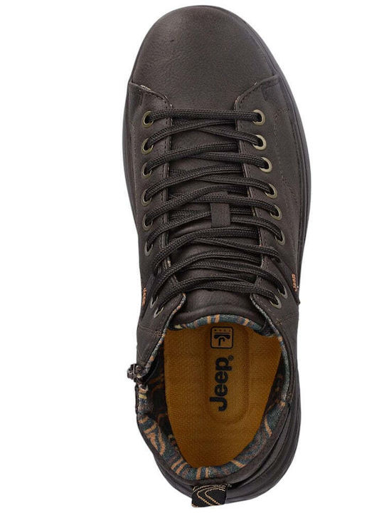 Black Men's Boots Waterproof Anatomical