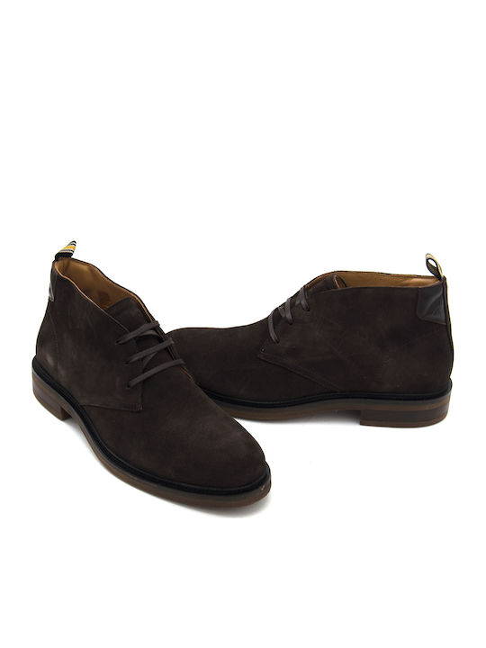 Suede Brown Men's Boots