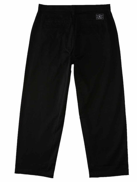 Worker Trousers Chino in Baggy Line Black