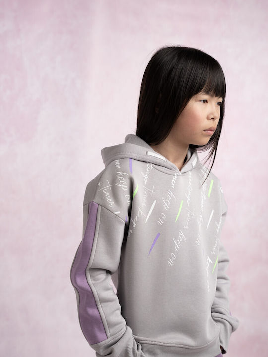 Kids Sweatpants Set Purple 2pcs