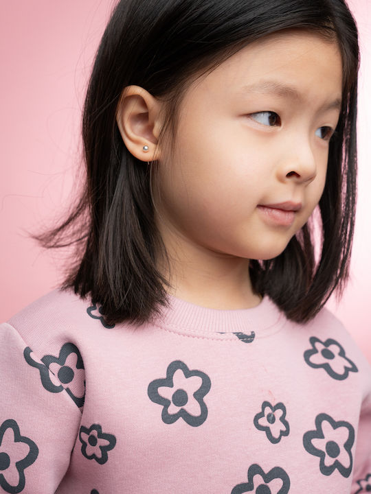 Kids Sweatpants Set Pink 2pcs