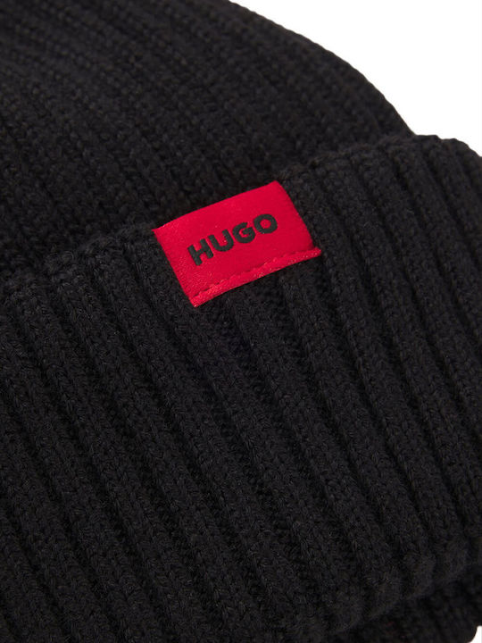 Beanie Ανδρικός Σκούφος Πλεκτός σε Μαύρο χρώμα