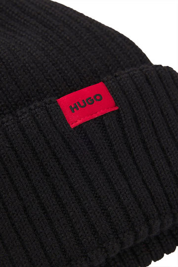 Beanie Masculin Căciulă Tricotat în culoarea Negru