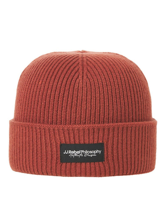 Beanie Männer Beanie Gestrickt in Rot Farbe