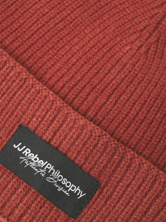 Beanie Männer Beanie Gestrickt in Rot Farbe