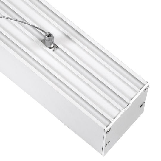 GloboStar Orion Commercial Linear LED Ceiling Light 72W Warm White IP20 Dimmable L120xY7cm