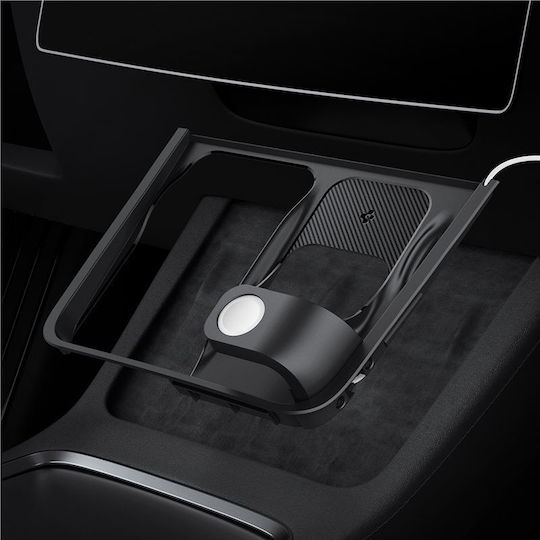 Spigen Tesla 3 Βάση Κινητού Αυτοκινήτου με Ρυθμιζόμενα Άγκιστρα Μαύρη
