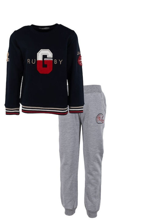 Kids Sweatpants Set Blue 2pcs