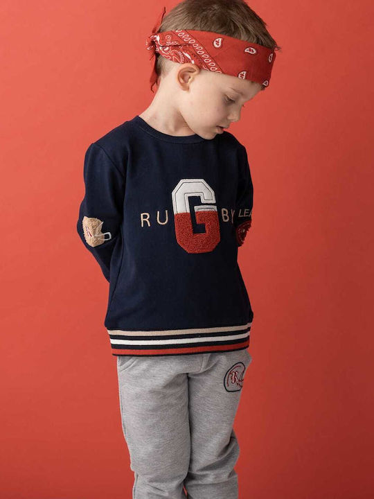 Kids Sweatpants Set Blue 2pcs