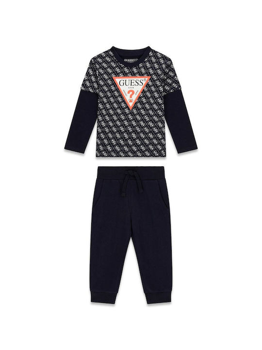Kids Sweatpants Set Blue 2pcs