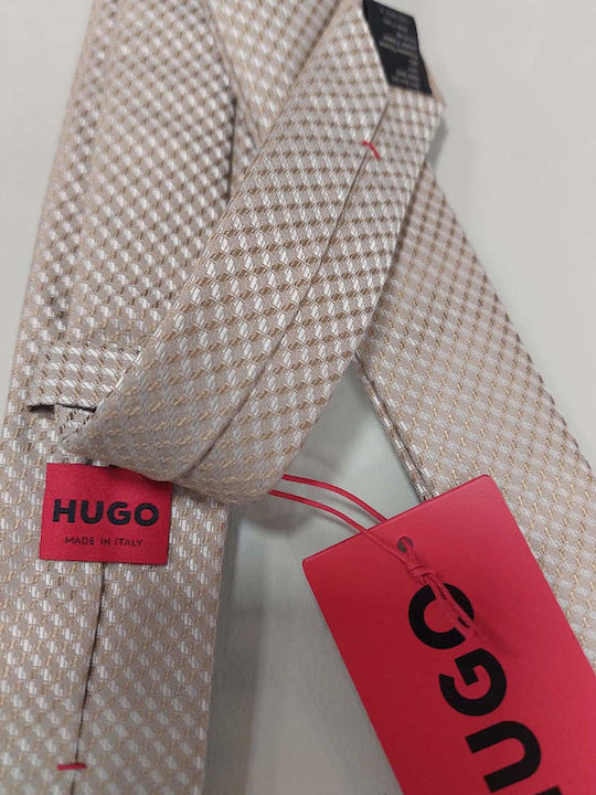 Hugo Ανδρική Γραβάτα σε Μπεζ Χρώμα