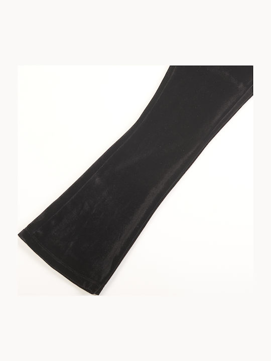 Kinder Schlaghose Stoff Schwarz