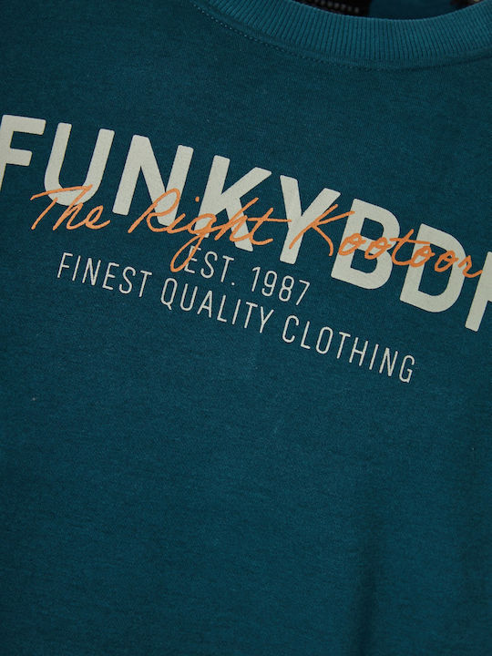 Sweatshirt Petrol Blue