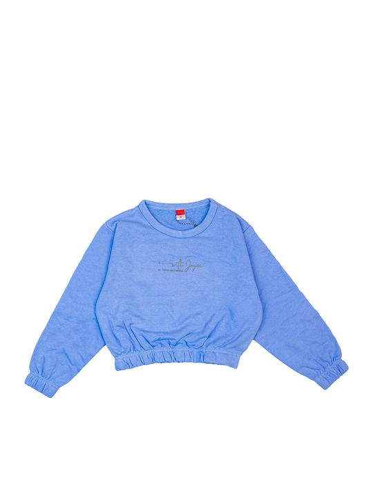 Kids Sweatpants Set Light Blue 2pcs All Things Are Possible