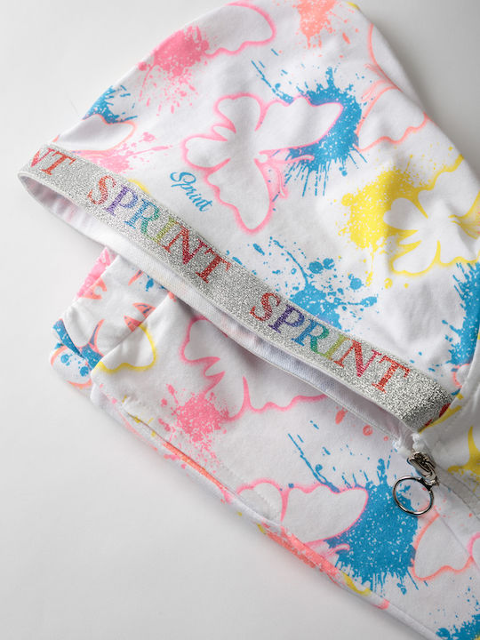 Kids Sweatpants Set White 2pcs