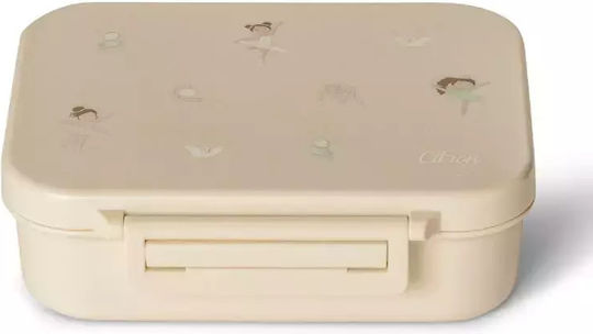 Citron Kinder Lebensmittelbehälter aus Silikon 0.35Es Beige 15.92 x 13.5 x 5cm