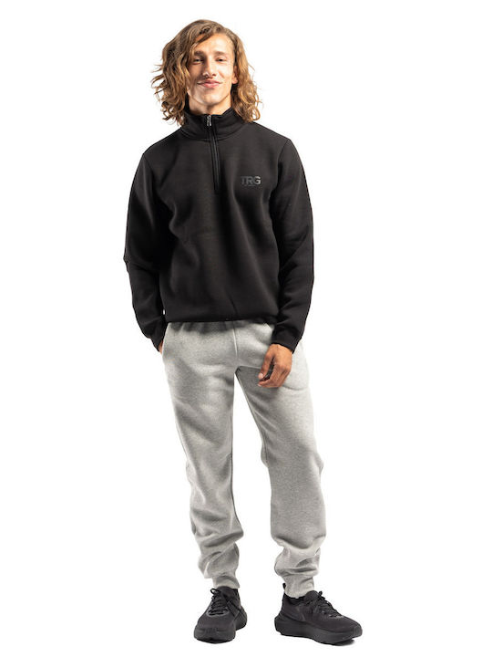 Jogginghose mit Bündchen in Grau