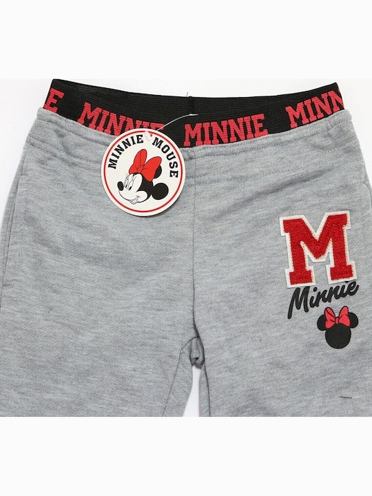 Kids Sweatpants Gray Minnie Mouse