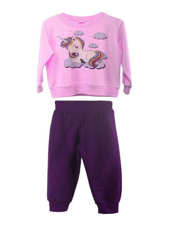 Set Trening pentru Copii Lila 2bucăți Unicorn