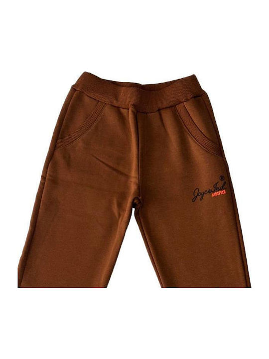 Kids Sweatpants Brown Boys