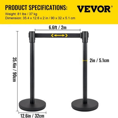 Vevor Ιμάντας Μαύρο GLZHSHDJTDTT682ZUV0