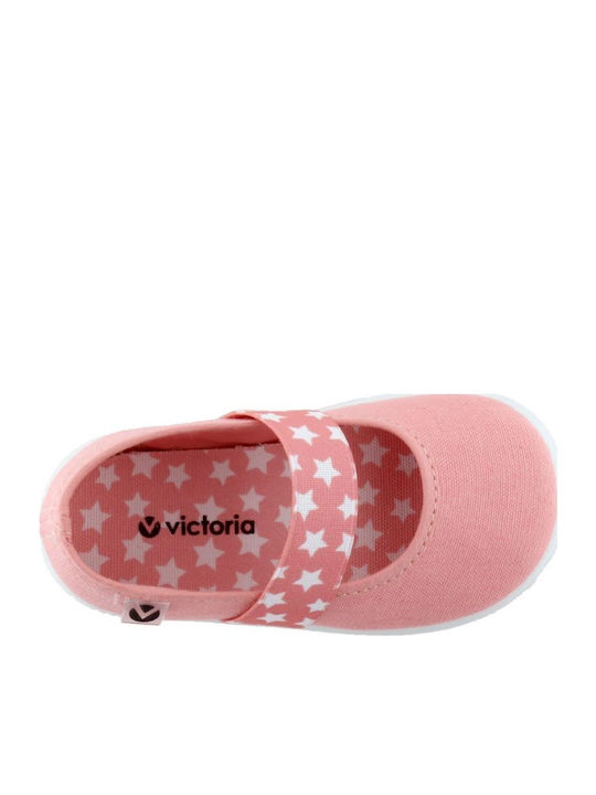 Kinder Pumps & Ballerinas mit elastischem Gurt Rosa