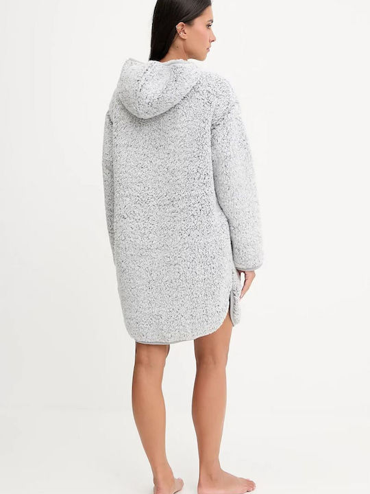 DKNY Pentru Femei Halat Light Gray Chill In Style