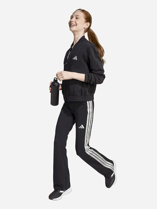 Kinder Trainingsanzüge Mit Jacke Schwarz 2Stücke Tracksuit
