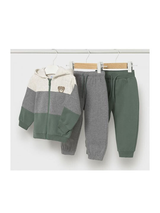 Kids Sweatpants Set Green 3pcs