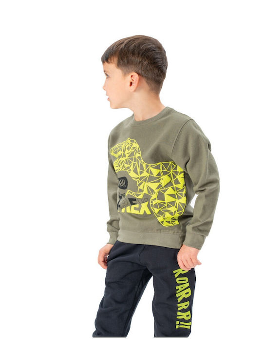 Kinder Sweatpants Set - Jogginganzug Khaki 2Stück