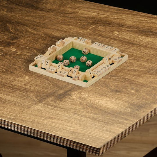 Joc de Societate Shut the Box pentru 2-4 Jucători 3+ Ani (EN) Relaxdays