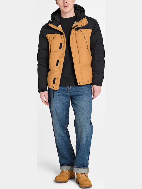 Jacke Puffer Wasserdicht Black