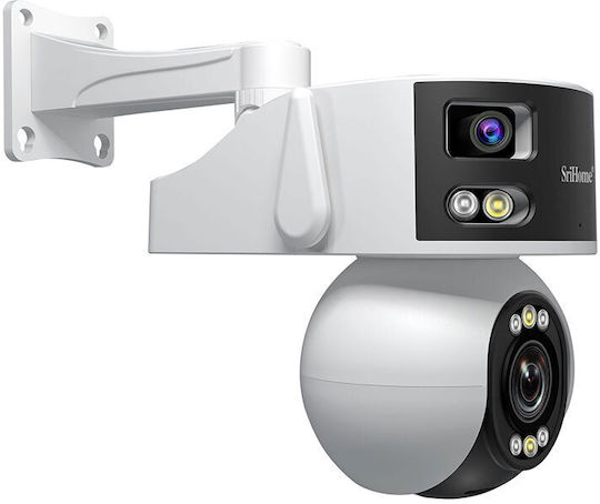Sricam SH055 IP Dual Κάμερα Παρακολούθησης Wi-Fi 4K με Αμφίδρομη Επικοινωνία