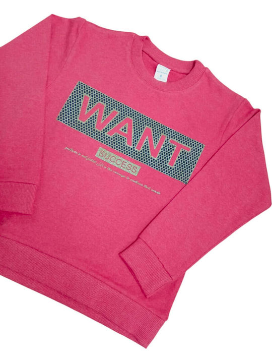 Kids Sweatpants Set Coral 2pcs