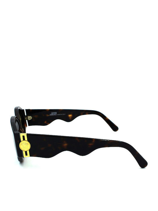 Versace Unisex Γυαλιά Ηλίου με Καφέ Σκελετό και Καφέ Φακό S137404814145