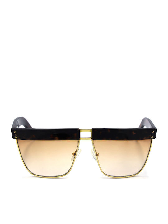 Versace Perspectives Unisex Γυαλιά Ηλίου με Χρυσό Σκελετό και Χρυσό Φακό Perspectives402740TO6215145